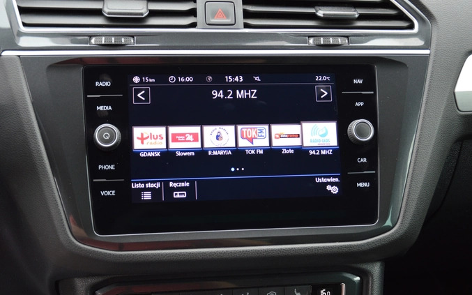 Volkswagen Tiguan cena 94700 przebieg: 196554, rok produkcji 2019 z Piechowice małe 781